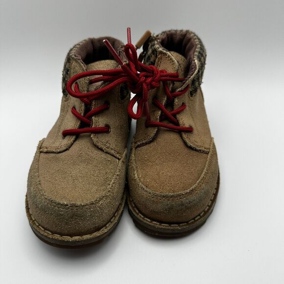 Ugg Orin Suede Toddler Youth Boots Size 8 Chestnut Brown Boys Kids